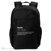 Leg Day Definition Exercise Workout Gym Pump Backpack thumb 0