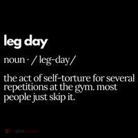 Leg Day Definition Exercise Workout Gym Pump Coaster thumb 2