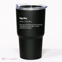 Leg Day Definition Exercise Workout Gym Pump Tumbler thumb 0