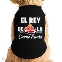 Latino Dad El Rey De La Carne Asada Doggie Tank thumb 0