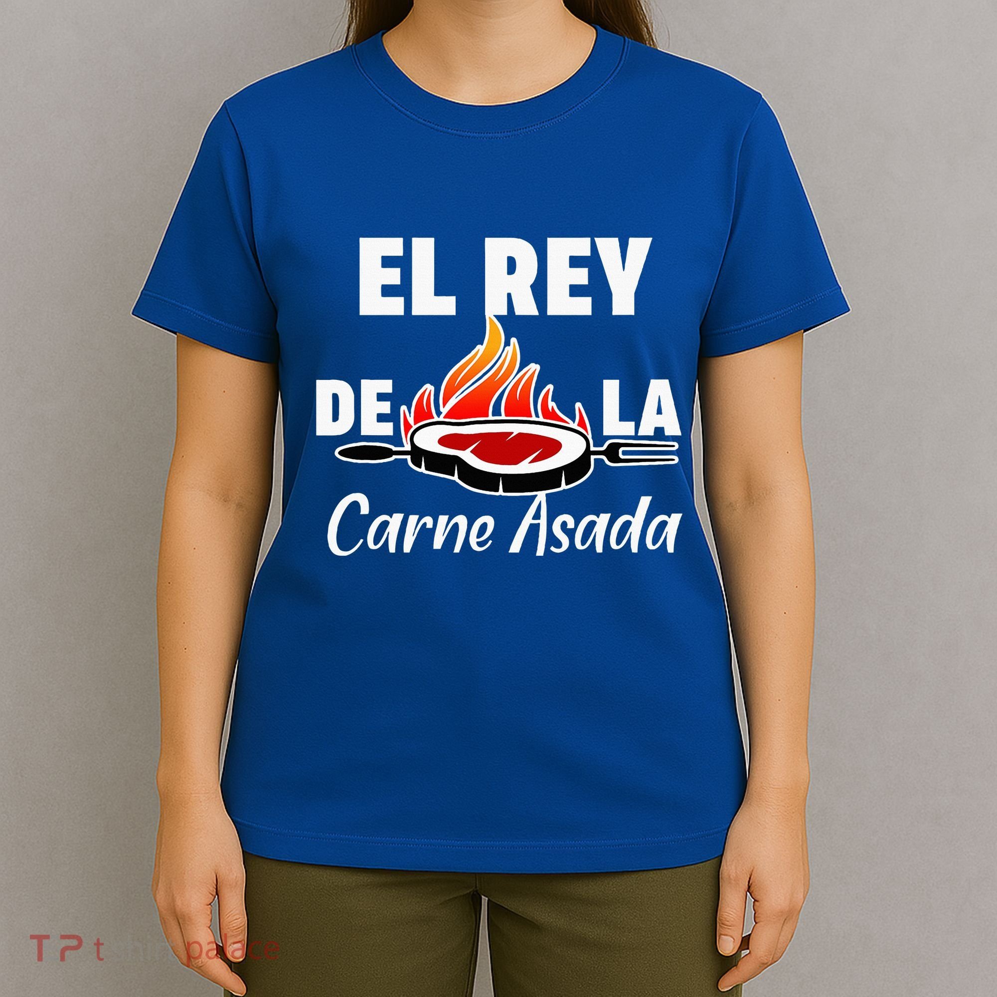 Latino Dad El Rey De La Carne Asada T-Shirt