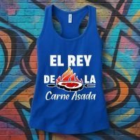 Latino Dad El Rey De La Carne Asada Women's Tank Top thumb 3