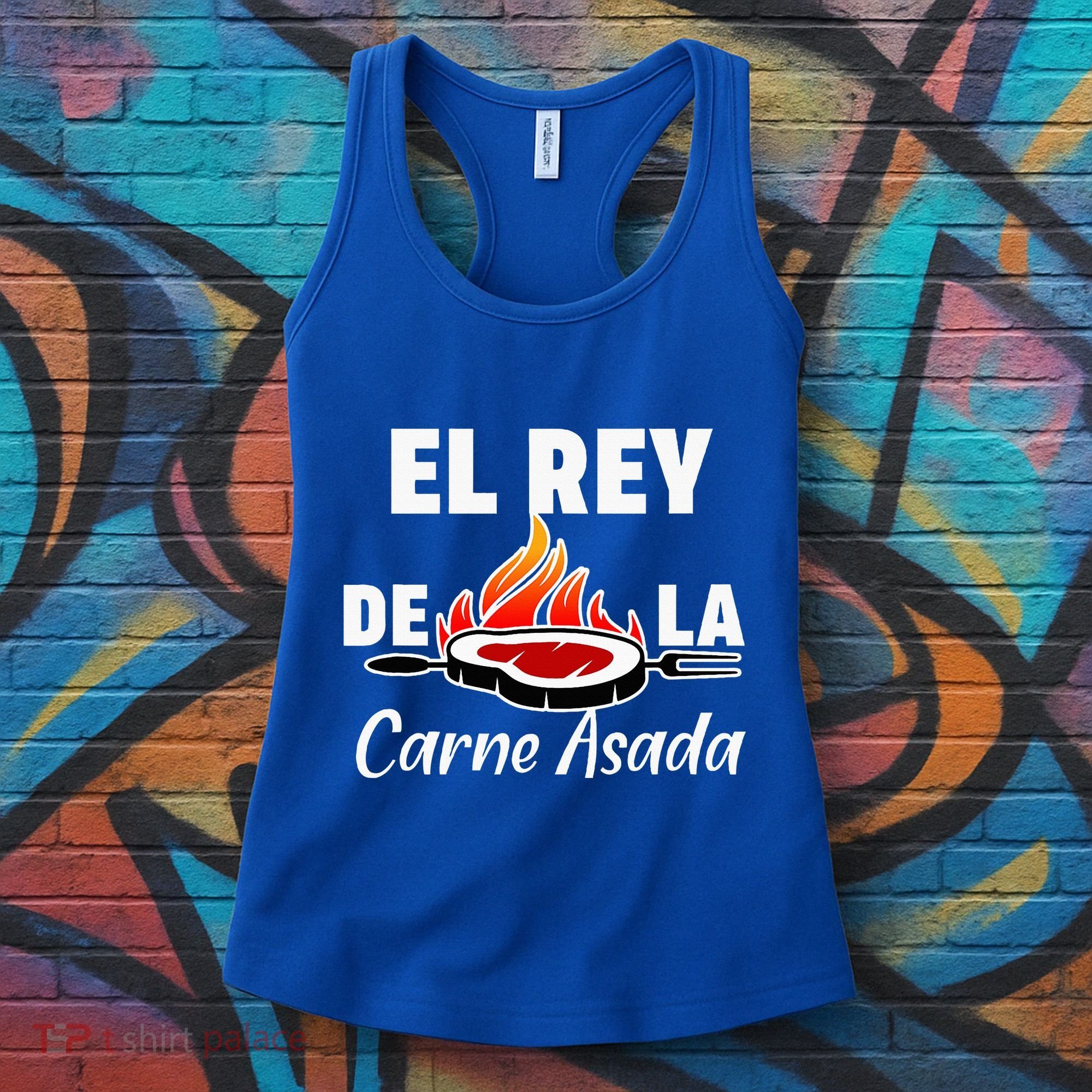 Latino Dad El Rey De La Carne Asada Women's Tank Top