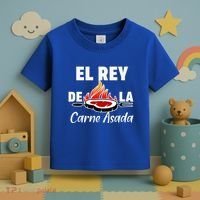 Latino Dad El Rey De La Carne Asada Toddler T-Shirt thumb 3