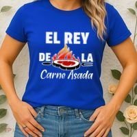 Latino Dad El Rey De La Carne Asada Women's T-Shirt thumb 2