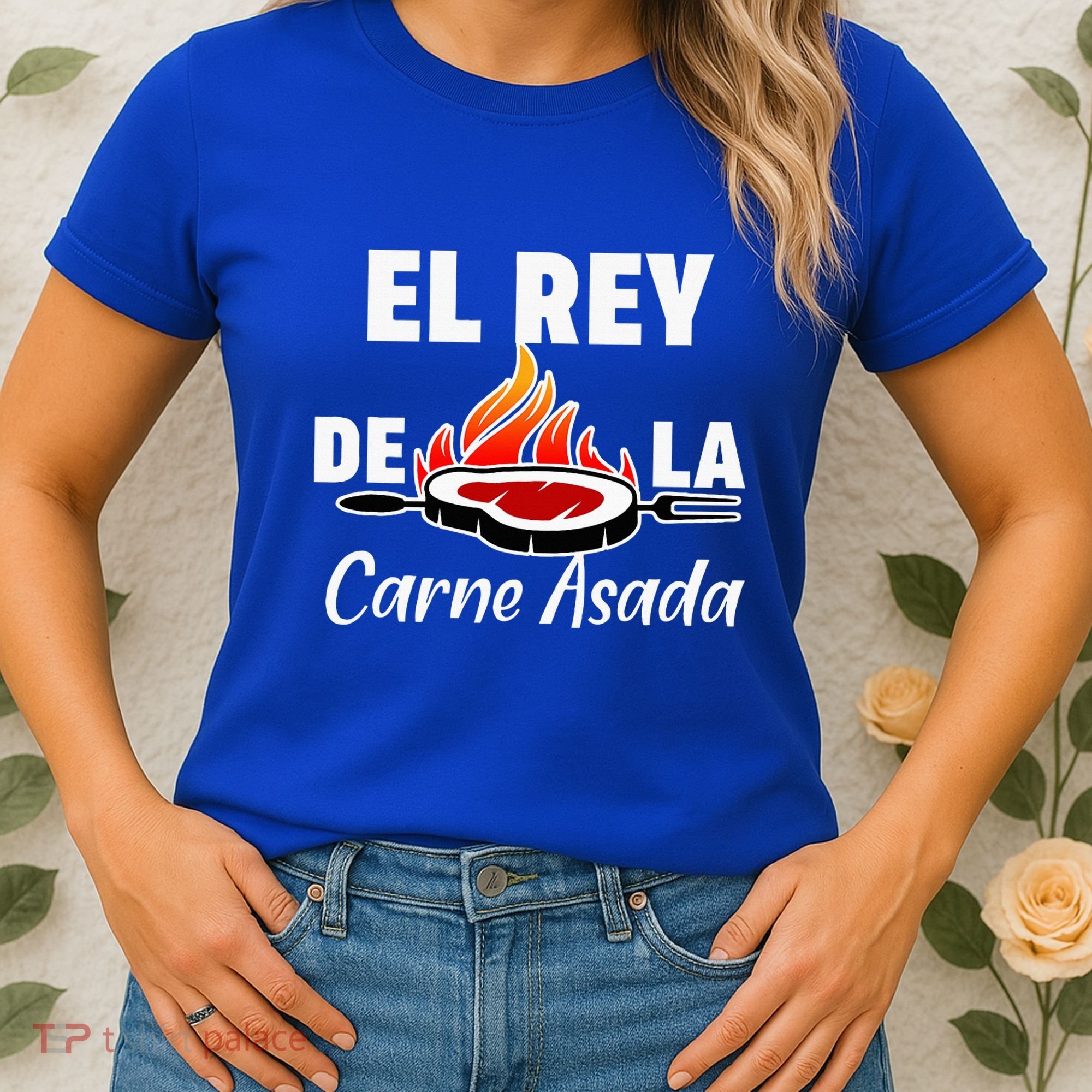 Latino Dad El Rey De La Carne Asada Women's T-Shirt