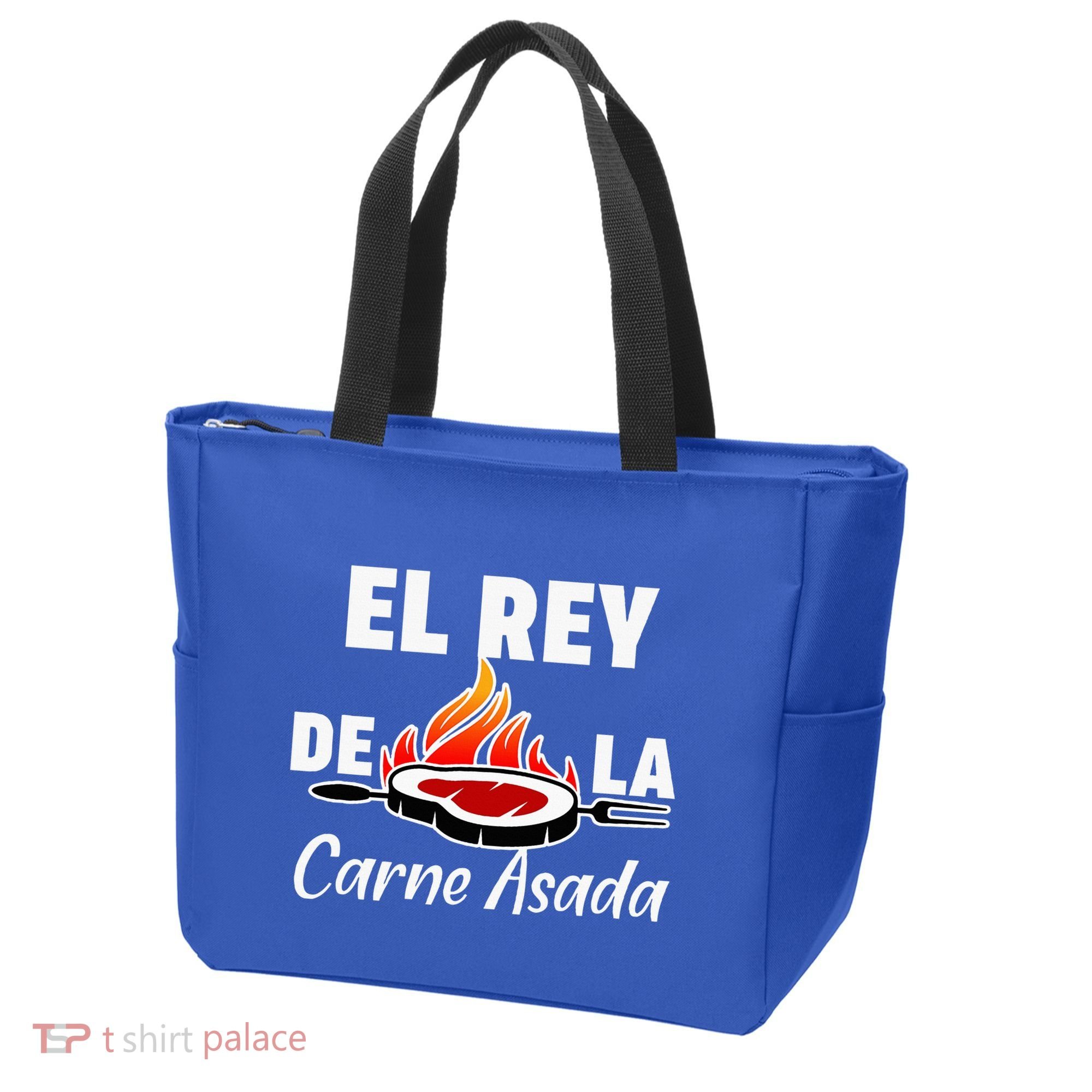 Latino Dad El Rey De La Carne Asada Tote Bag