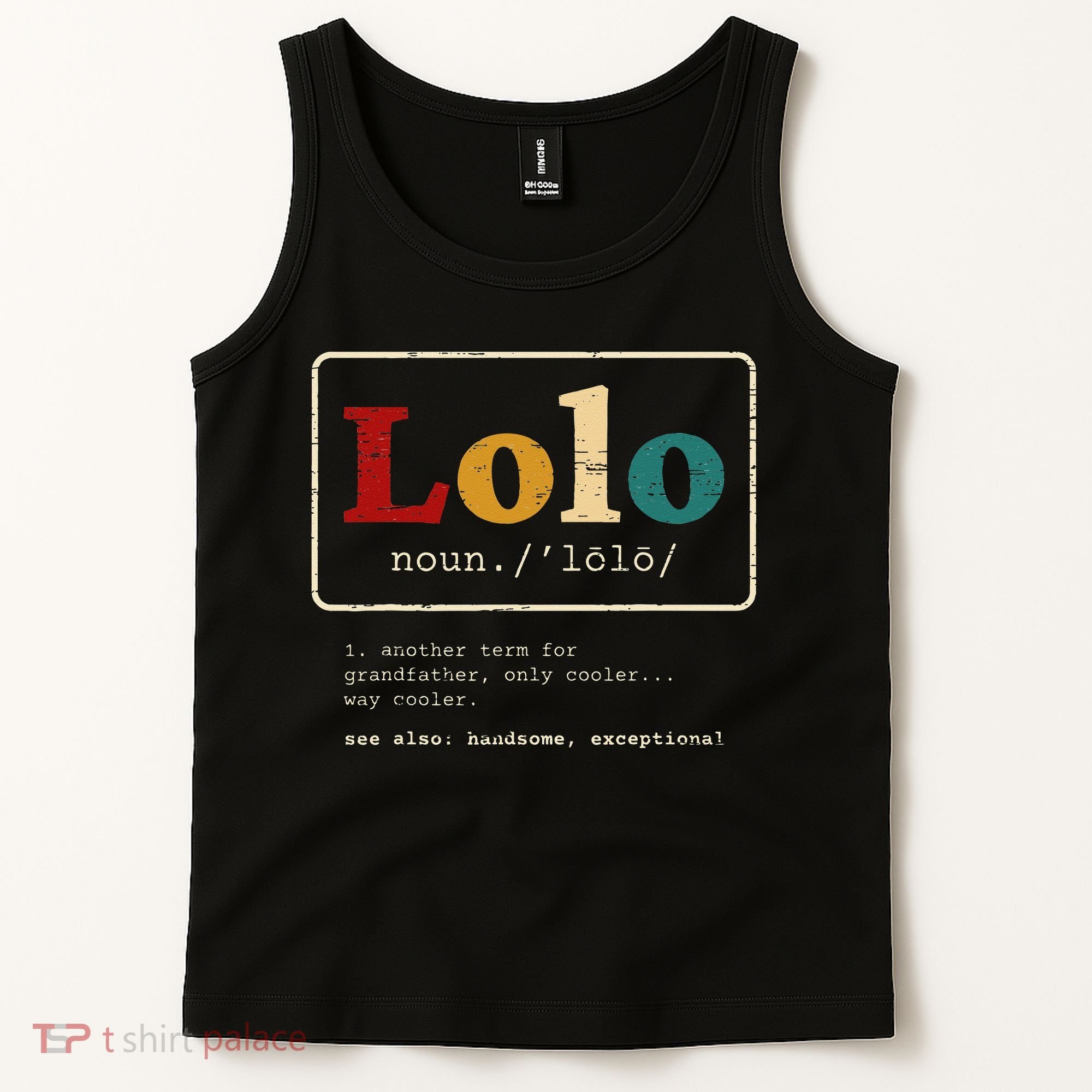 Lolo Definition Filipino Grandpa For A Pinoy Tank Top
