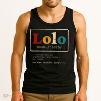 Lolo Definition Filipino Grandpa For A Pinoy Tank Top thumb 3