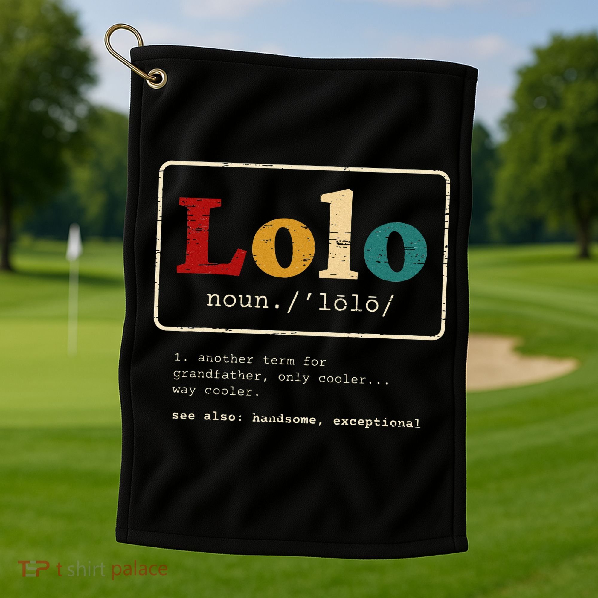 Lolo Definition Filipino Grandpa For A Pinoy Golf Towel