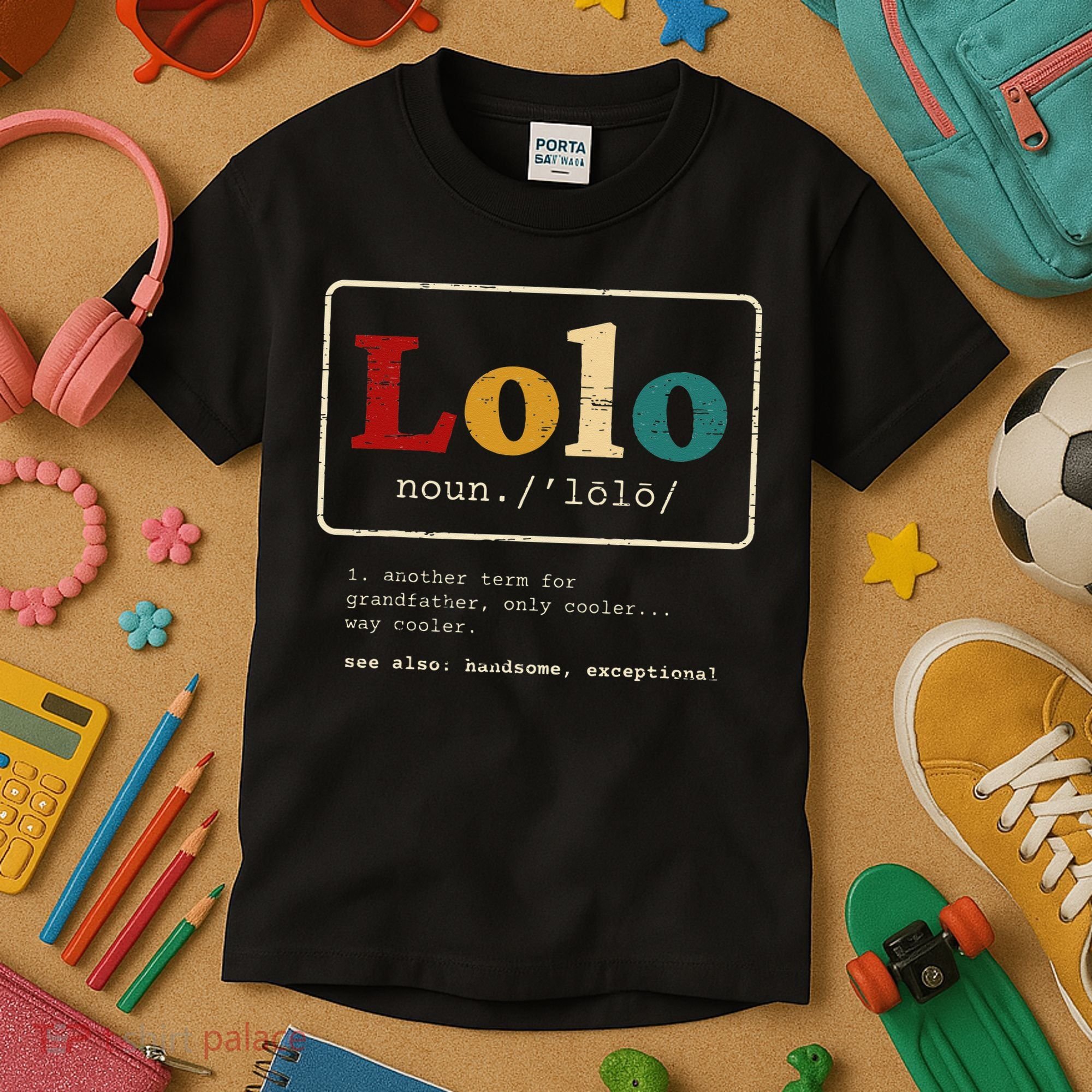 Lolo Definition Filipino Grandpa For A Pinoy Kids T-Shirt
