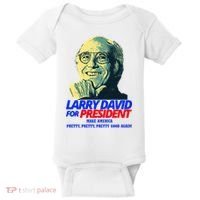 Larry David For President Make America Pretty Good Again Baby Bodysuit thumb 0