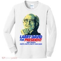 Larry David For President Make America Pretty Good Again Kids Long Sleeve Shirt thumb 0
