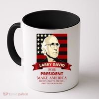 Larry David For President Coffee Mug thumb 0