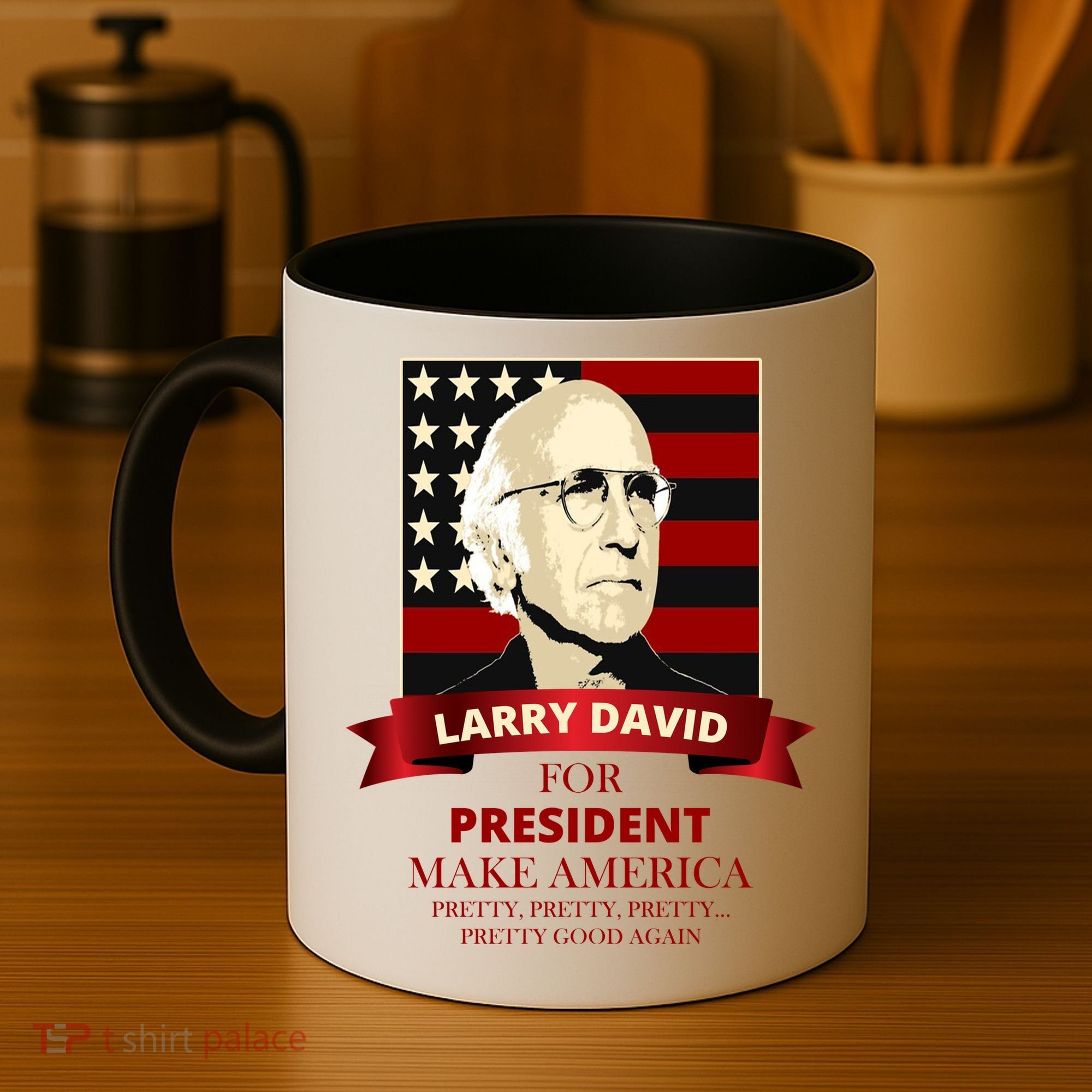 Larry David For President Coffee Mug