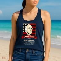 Larry David For President Women's Tank Top thumb 2