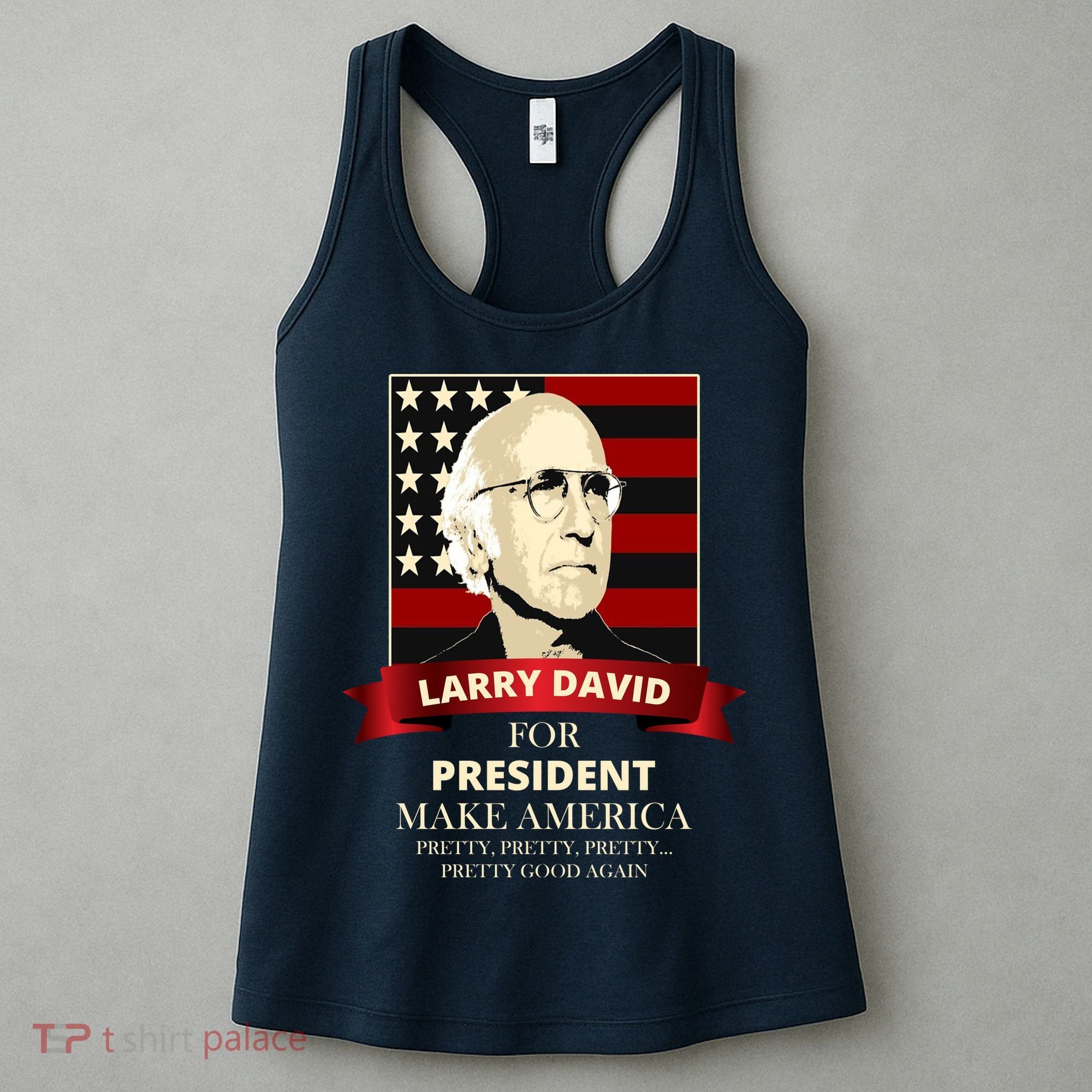 Larry David For President Women's Tank Top