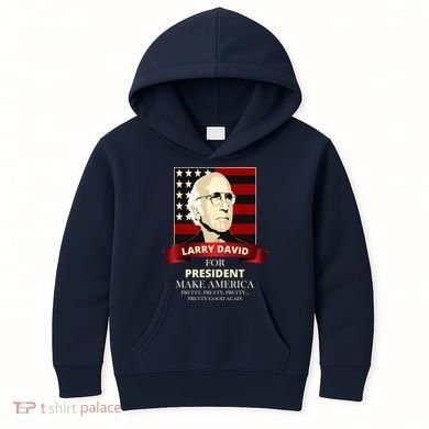Larry David For President Kids Hoodie