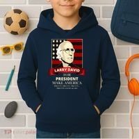 Larry David For President Kids Hoodie thumb 2