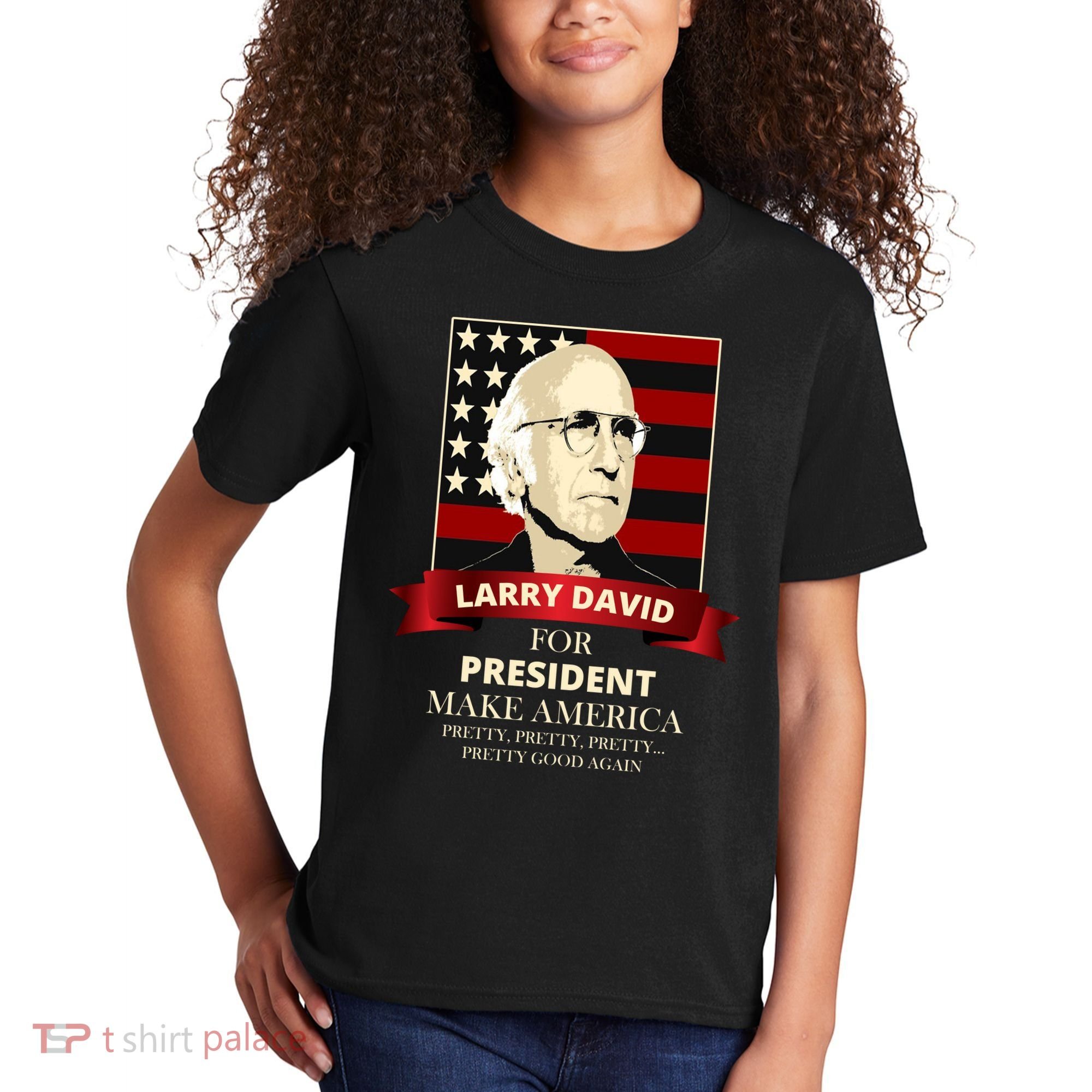 Larry David For President Kids T-Shirt