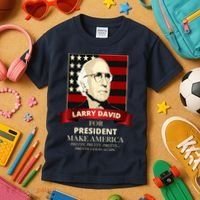 Larry David For President Kids T-Shirt thumb 3