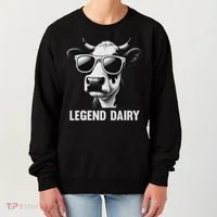 Legend Dairy Funny Farmer Cow Farmer Pun Women's Sweatshirt thumb 0
