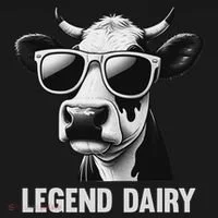 Legend Dairy Funny Farmer Cow Farmer Pun Ornament thumb 1