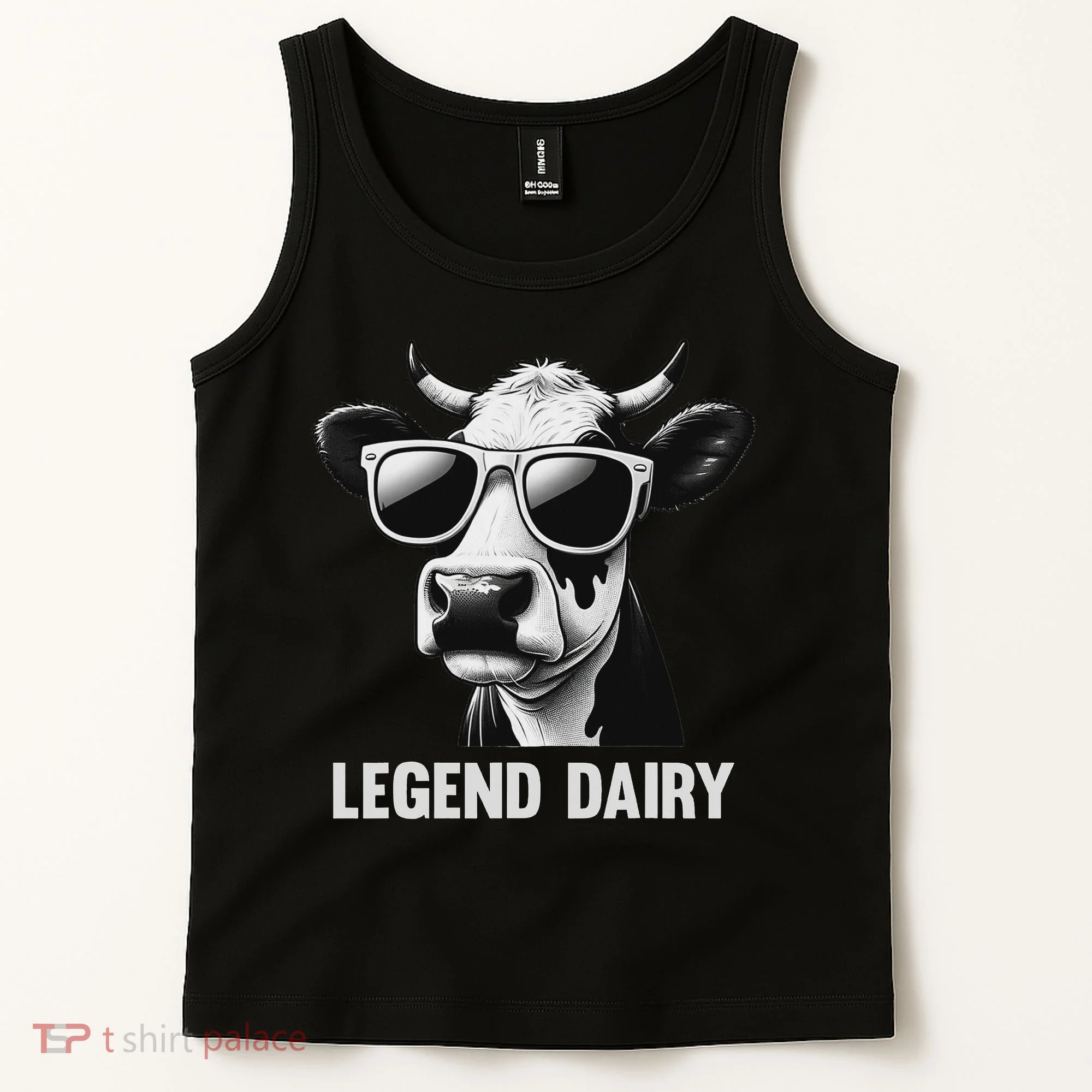 Legend Dairy Funny Farmer Cow Farmer Pun Tank Top