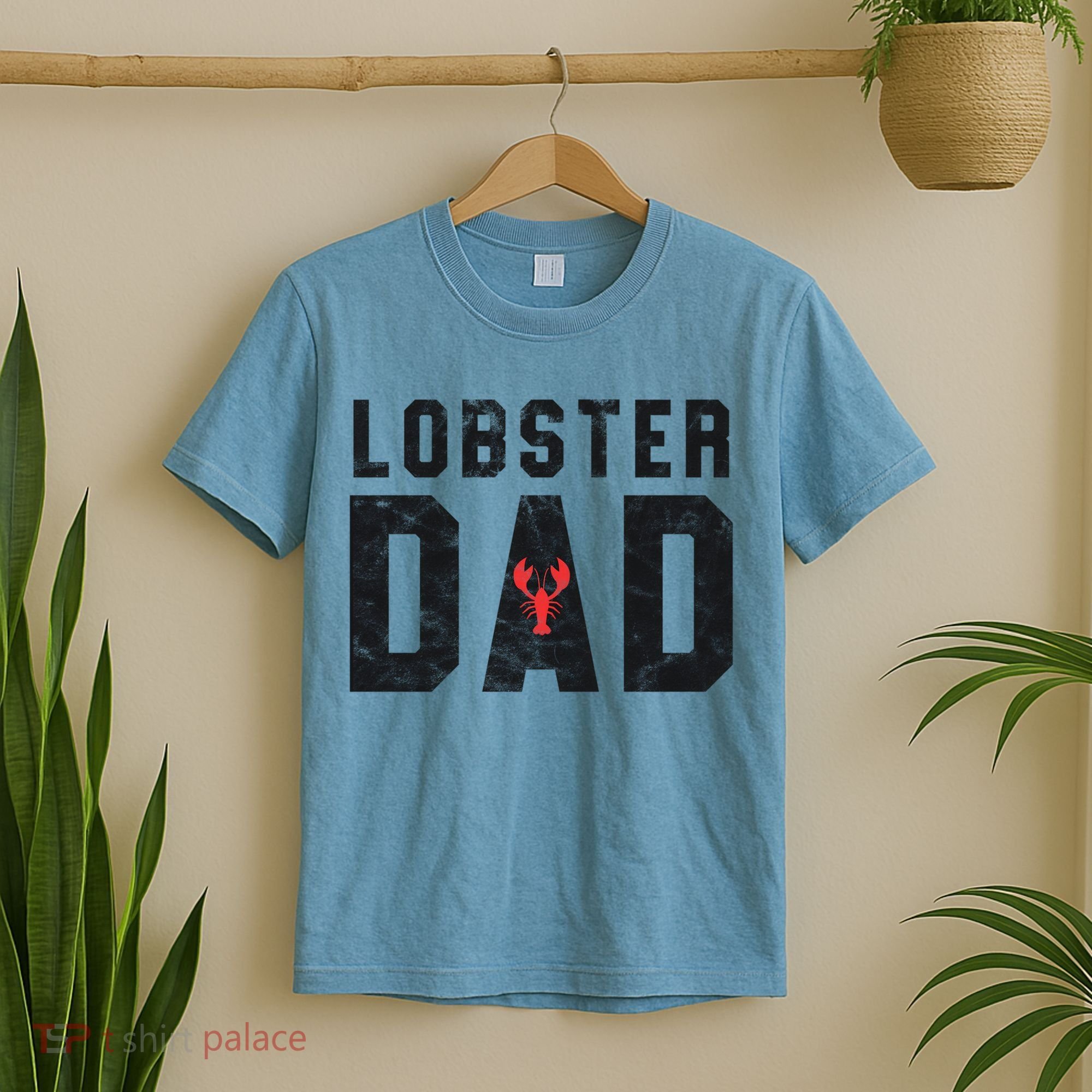 Lobster Dad Funny Vintage Black Gift T-Shirt