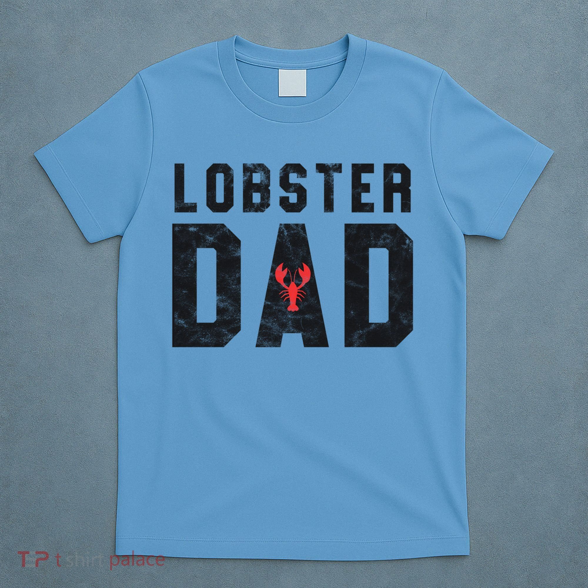 Lobster Dad Funny Vintage Black Gift T-Shirt