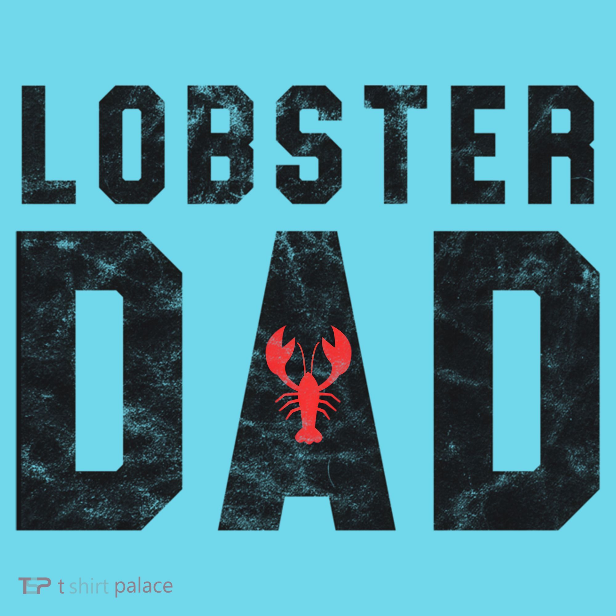 Lobster Dad Funny Vintage Black Gift T-Shirt