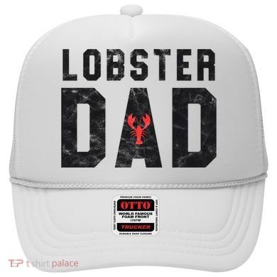 Lobster Dad Funny Vintage Black Gift Hat