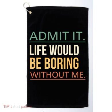 Lift Dude! Gift Bodybuilding Workout Clothes Golf Towel