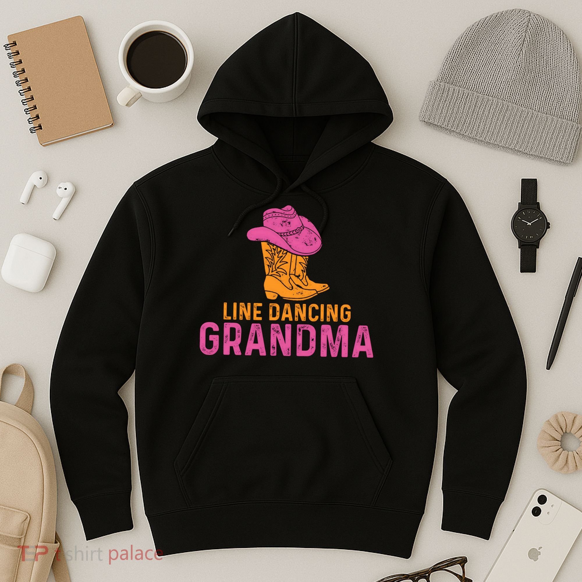 Line Dancing Grandma T Hoodie