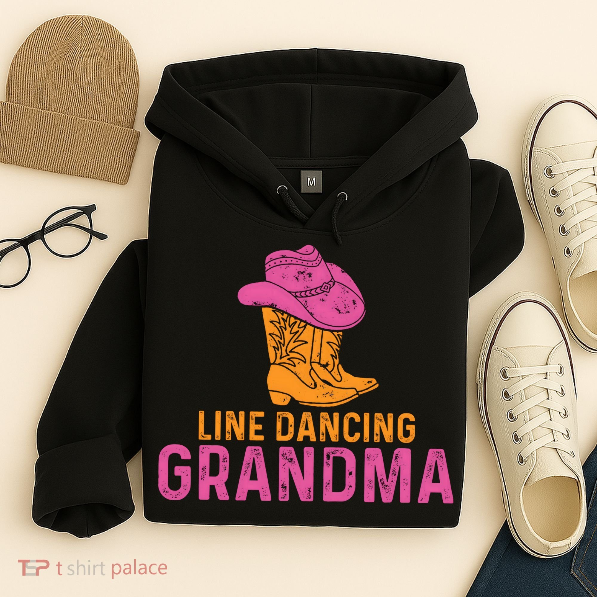 Line Dancing Grandma T Hoodie