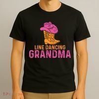 Line Dancing Grandma T T-Shirt thumb 3