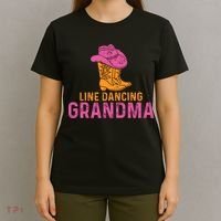 Line Dancing Grandma T T-Shirt thumb 4