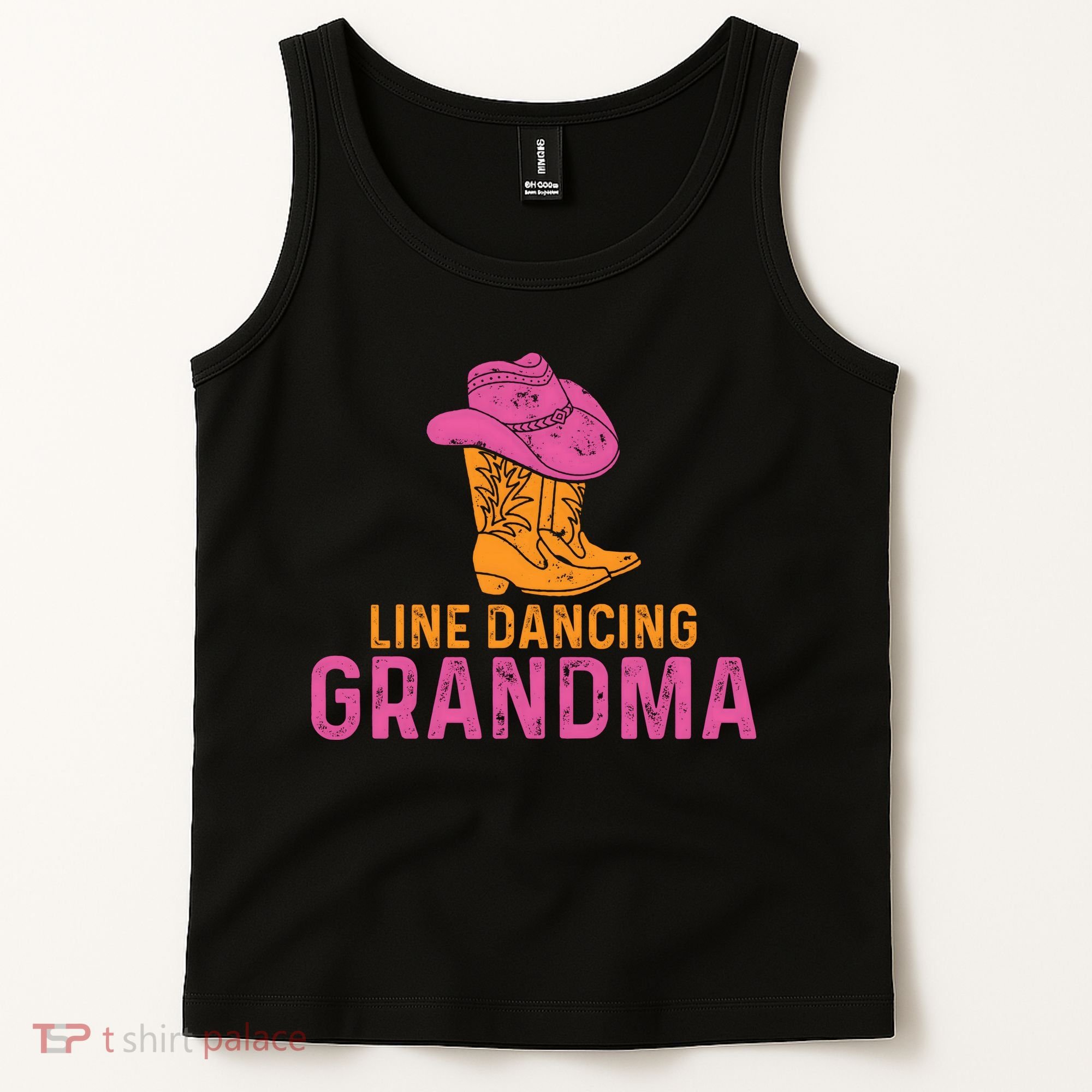 Line Dancing Grandma T Tank Top