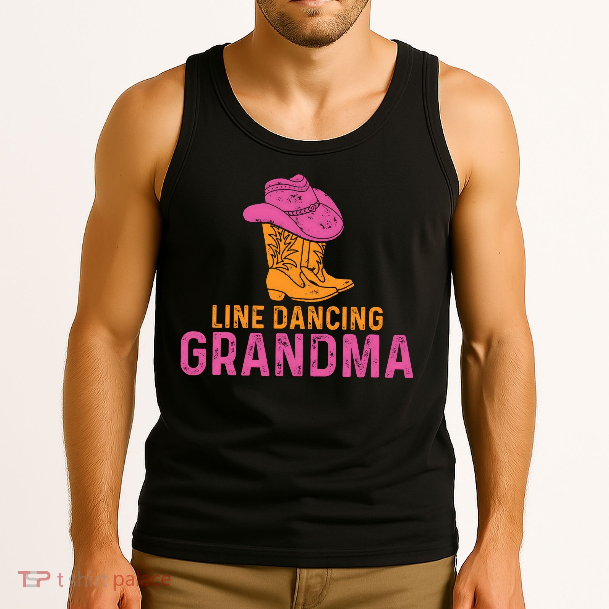 Line Dancing Grandma T Tank Top