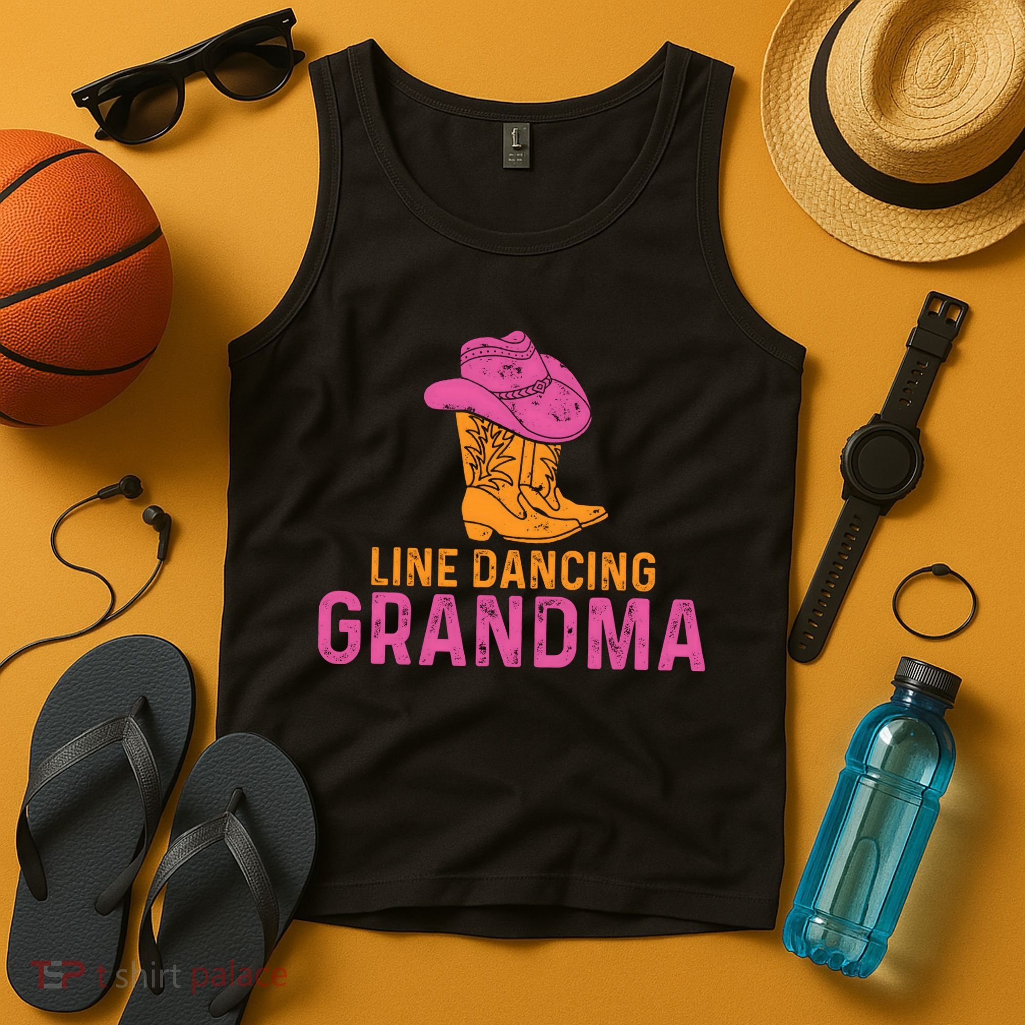 Line Dancing Grandma T Tank Top