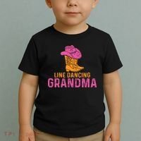 Line Dancing Grandma T Toddler T-Shirt thumb 2