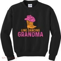 Line Dancing Grandma T Kids Sweatshirt thumb 0