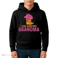 Line Dancing Grandma T Kids Hoodie thumb 4