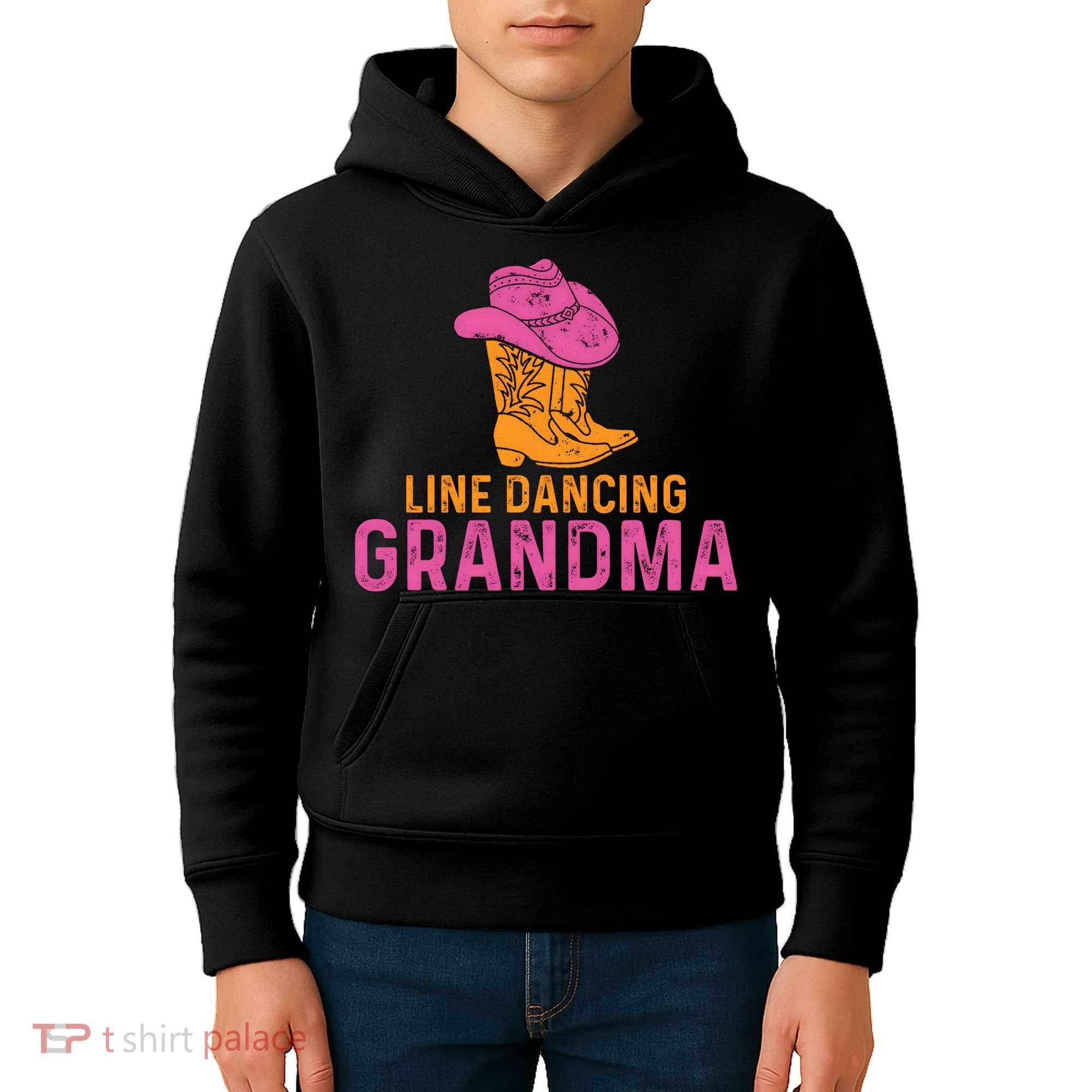 Line Dancing Grandma T Kids Hoodie