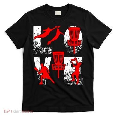 Love Disk Golf Vintage Fun Golfing T-Shirt