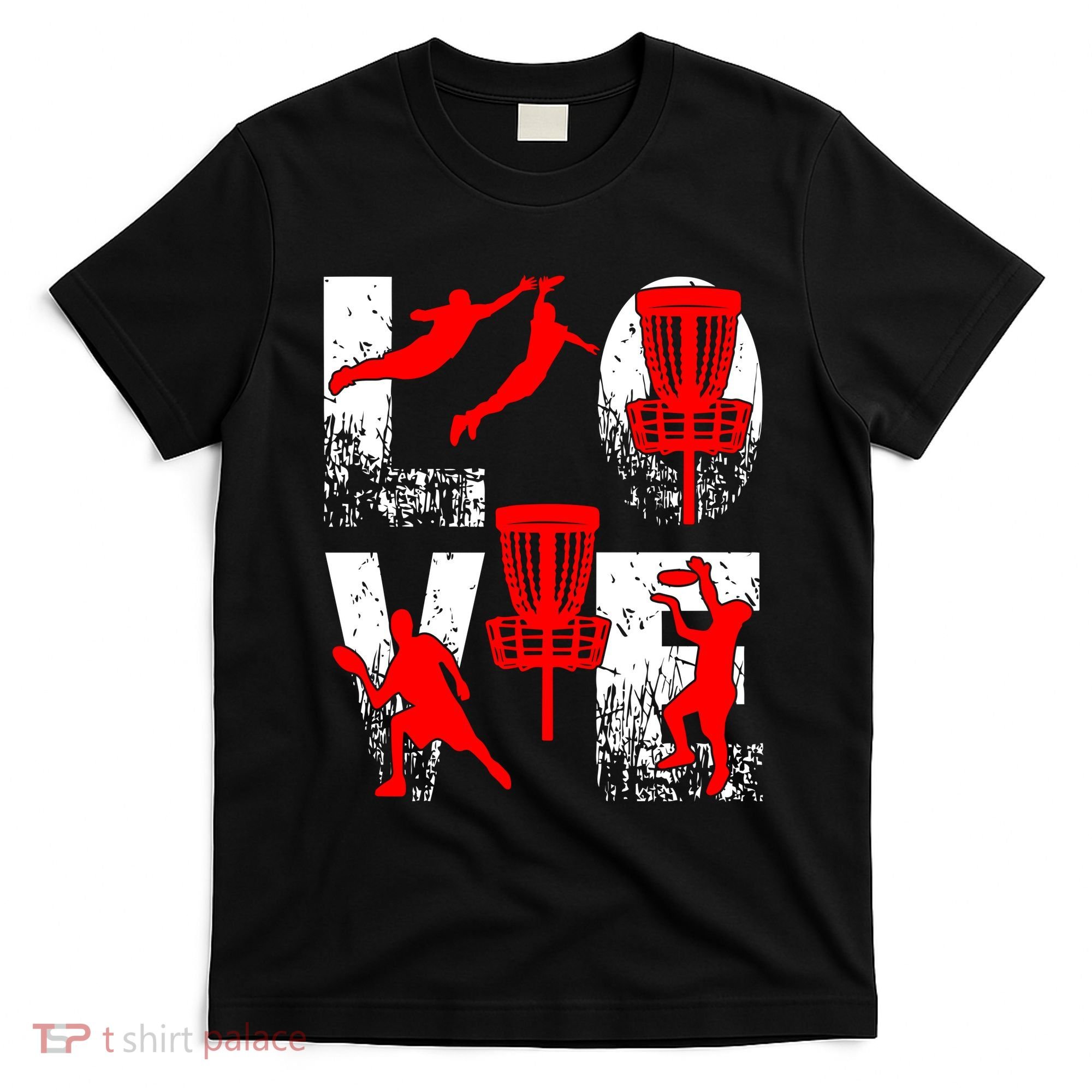 Love Disk Golf Vintage Fun Golfing T-Shirt