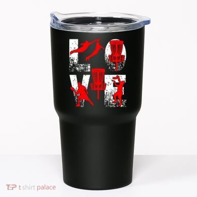 Love Disk Golf Vintage Fun Golfing Tumbler