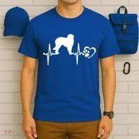 Leonberger Dog Heartbeat Paw Love Funny Puppy Lover Funny Gift T-Shirt thumb 6