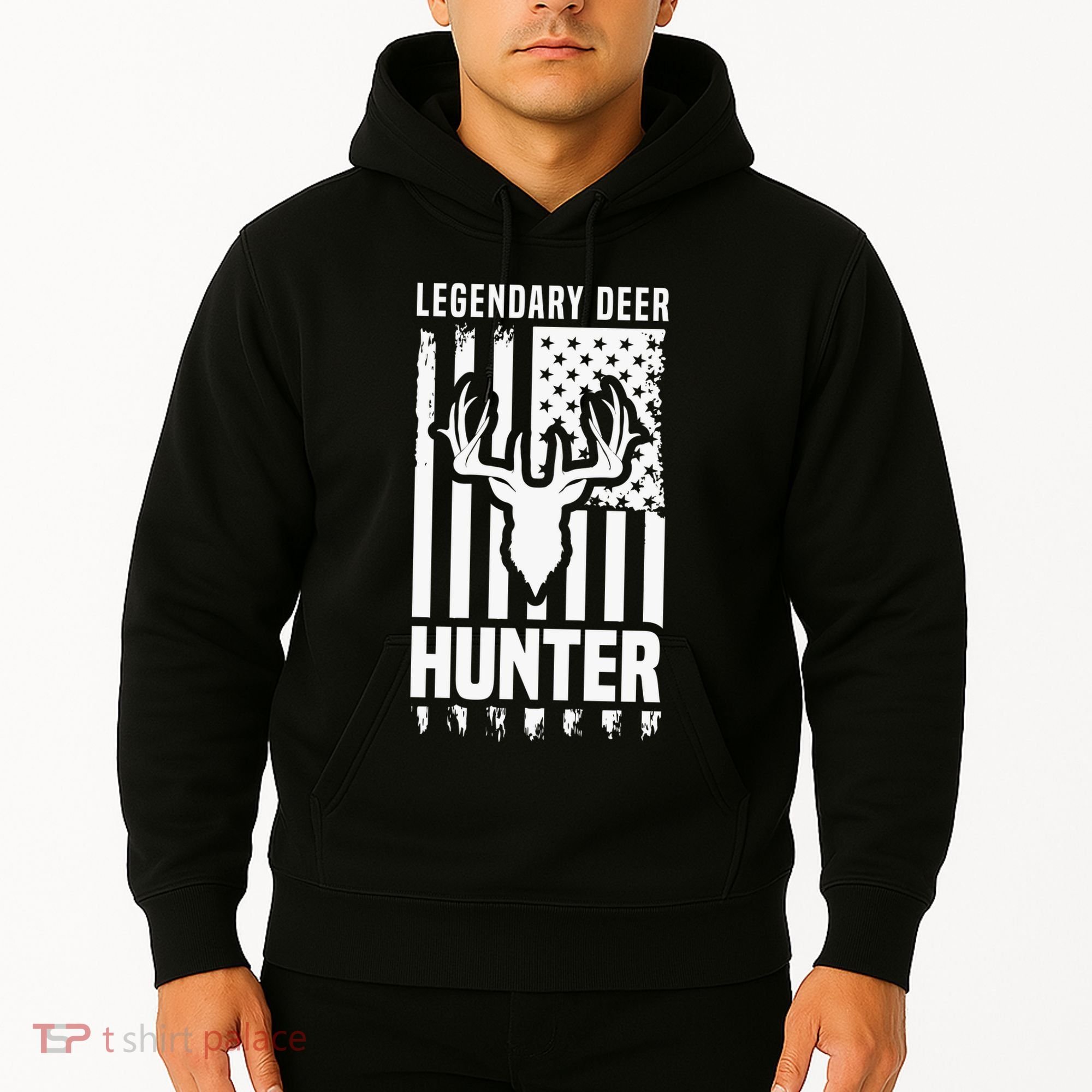Legendary Deer Hunter Hunting Apparel Graphic Hoodie