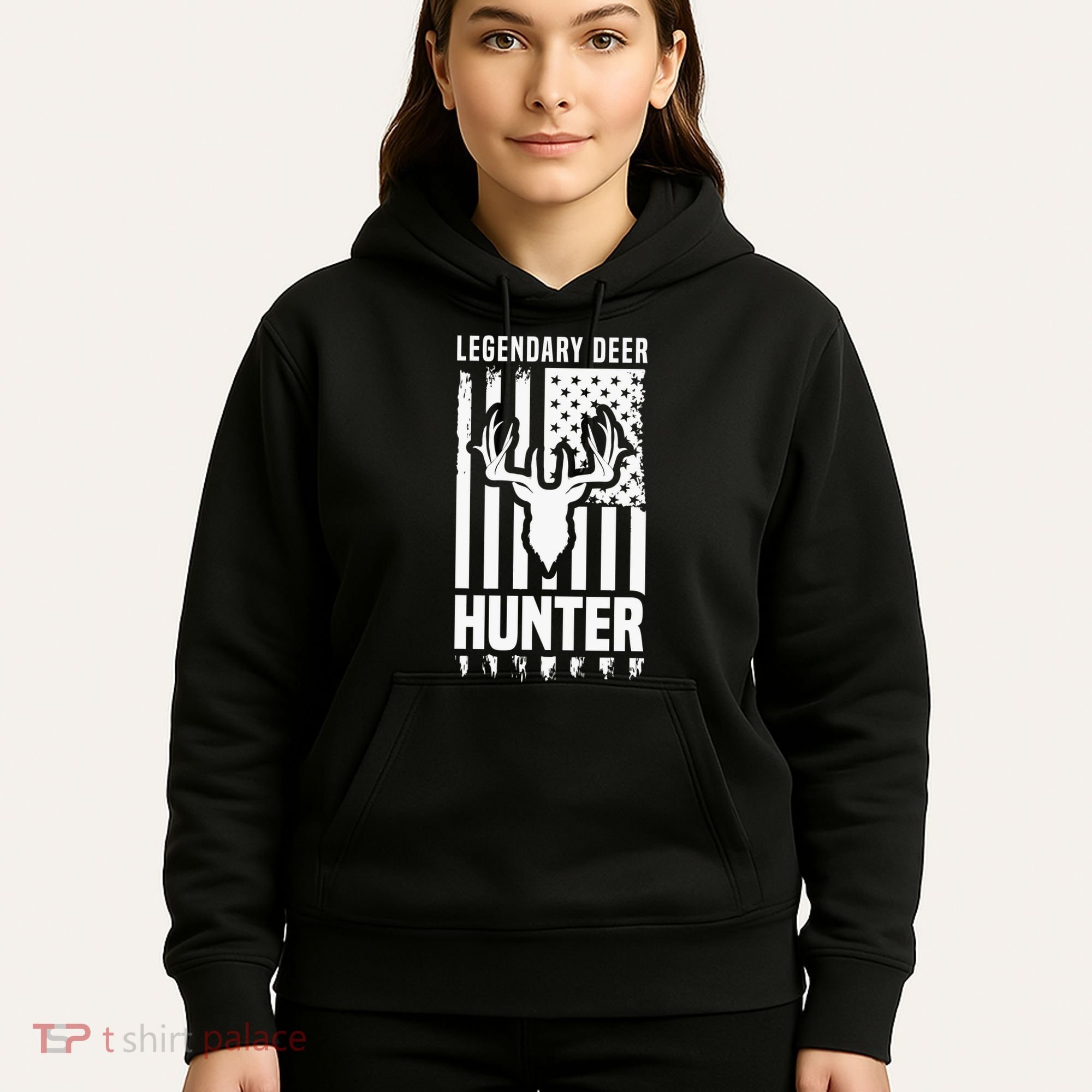 Legendary Deer Hunter Hunting Apparel Graphic Hoodie